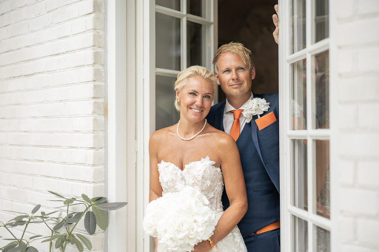 Bröllop, Norrvikens Trädgårdar, Bröllopsfotograf, fotograf Vågsund från Stenungsund - porträtt